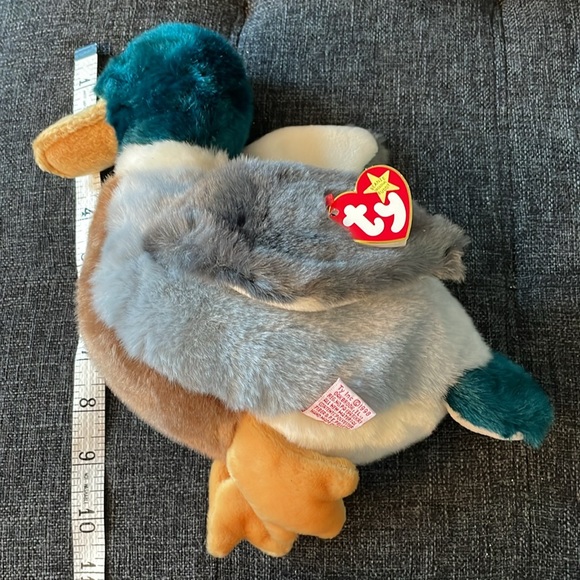 Ty Jake the mallard beanie buddy. New with tags. 1998. - Picture 2 of 11